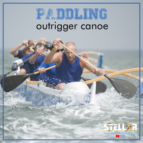 Paddling Outrigger Canoe Pan Pacific Masters Gold Coast Stellar Uniforms