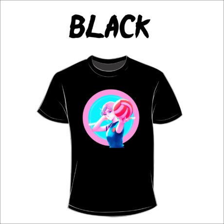 Manga Netball Design Netball Tee Stellar Uniforms Print On Demand