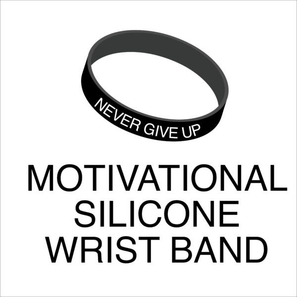 motivational silicone wrist band